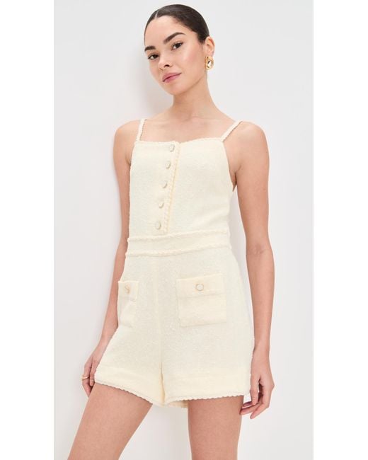 Jonathan Simkhai Natural Ginny Romper