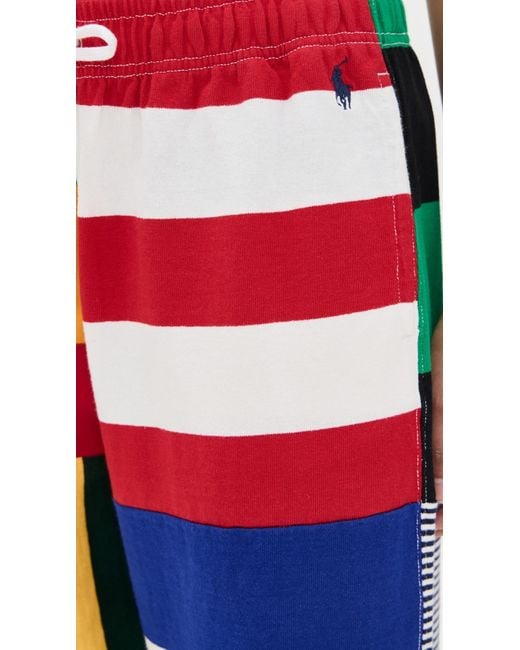 Polo Ralph Lauren Vintage Jersey Rugby Sweatpants in Blue | Lyst