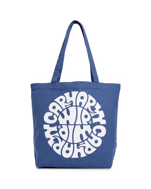Carhartt Blue Canvas Graphic Tote for men