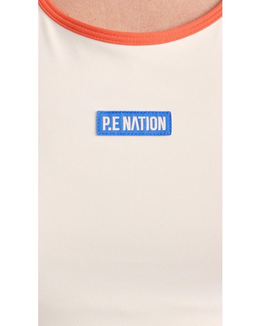 P.E Nation P. E Nation Reaction Time Tank Peared Ivory