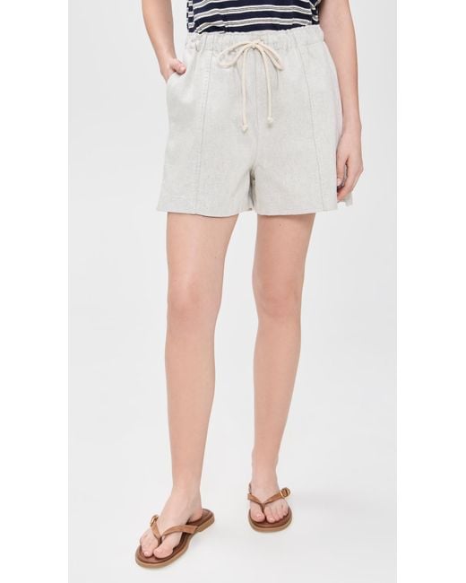 B Sides White Meyer Shorts