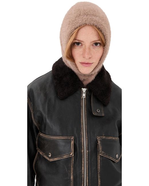 Jocelyn Black Knit Balaclava