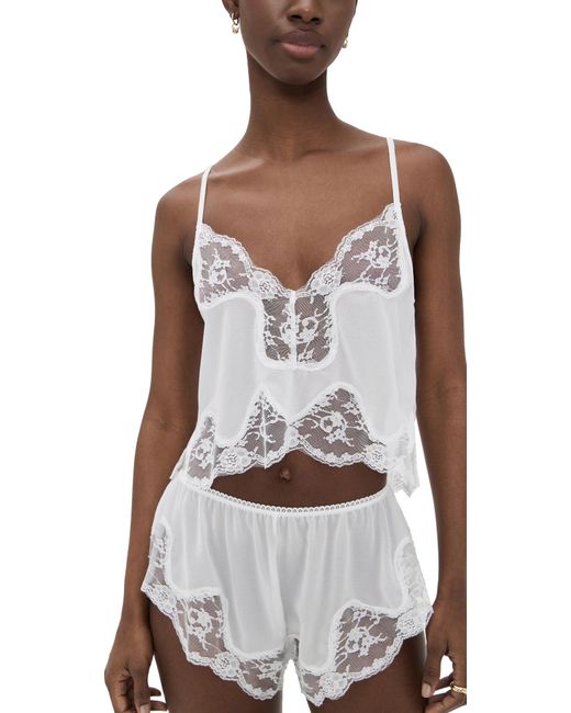 KAT THE LABEL White Harley Camisole