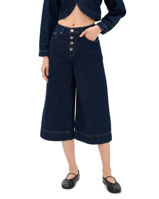 ALIGNE Blue Miles Crop Jeans