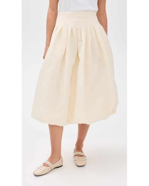 Sea Natural Fayetta Embossed Bubble Skirt
