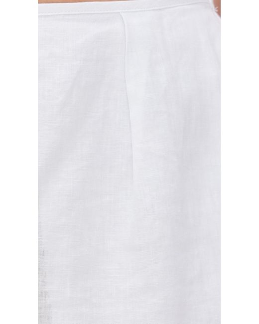 LSPACE White Lia Shorts