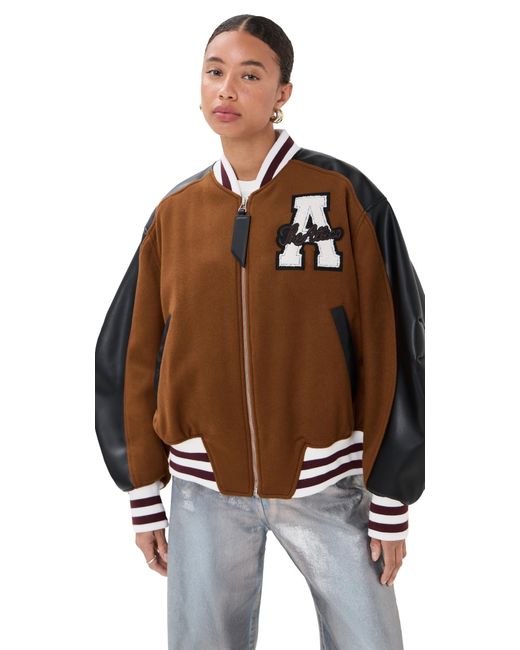 The Attico Black Bomber Jacket