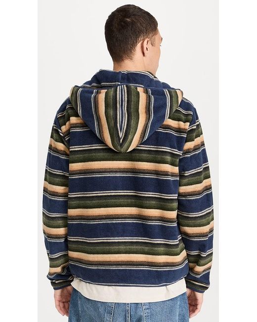 RVCA Hawthorne Fleece in Blue for Men Lyst