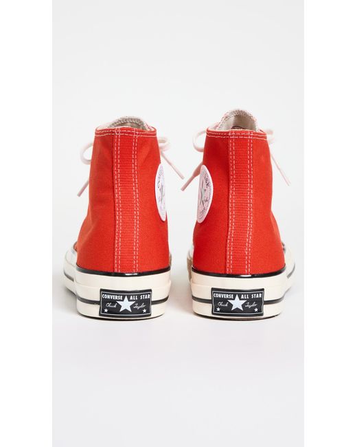 Converse Red Chuck 70 High Top Sneakers