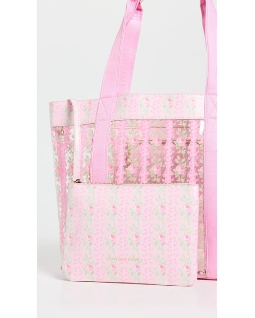 LoveShackFancy Pink Marjorie Tote