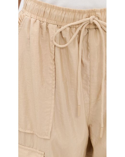Cinq À Sept Natural Ruffle Nitsan Parachute Pants