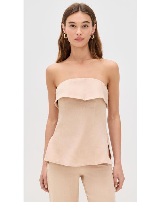 Hevron Natural Addison Top