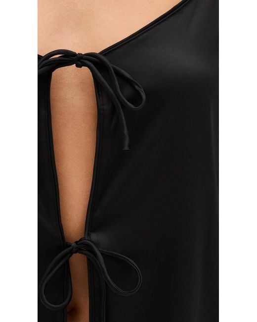 KAT THE LABEL Black Lottie Camisole