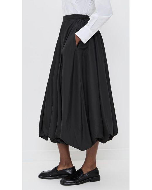 MEIMEIJ Black Poly Soft Bubble Skirt