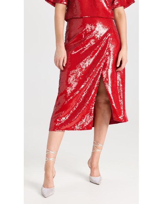 Le Superbe Red Jolie Skirt