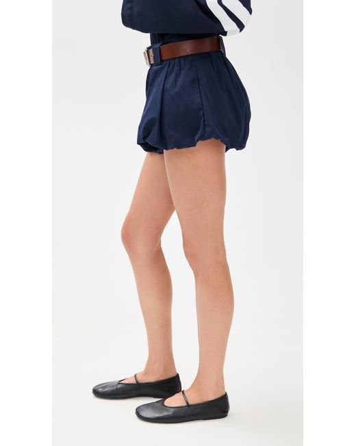 Sea Blue Adele Sportswear Bubble Shorts