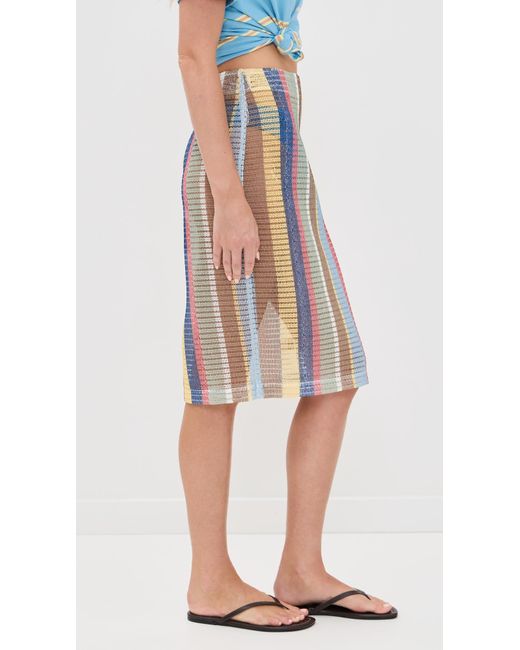 Staud Black Via Skirt