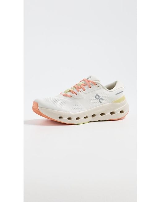 On Shoes White Cloudrunner 3 Sneakers