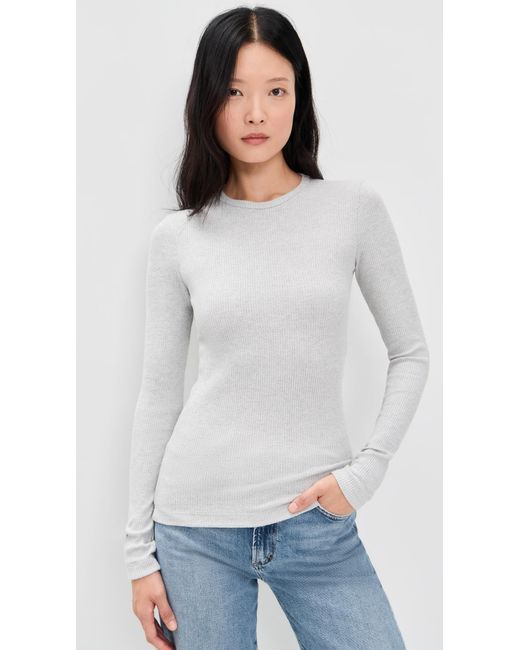 Agolde White Delphi Slim Tee
