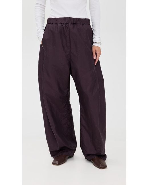 Tibi Blue Petite Crispy Nylon Winslow Pants