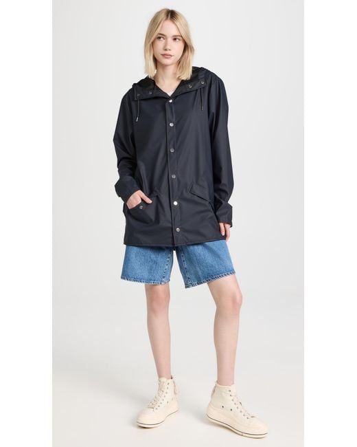 Rains Blue Rain Jacket