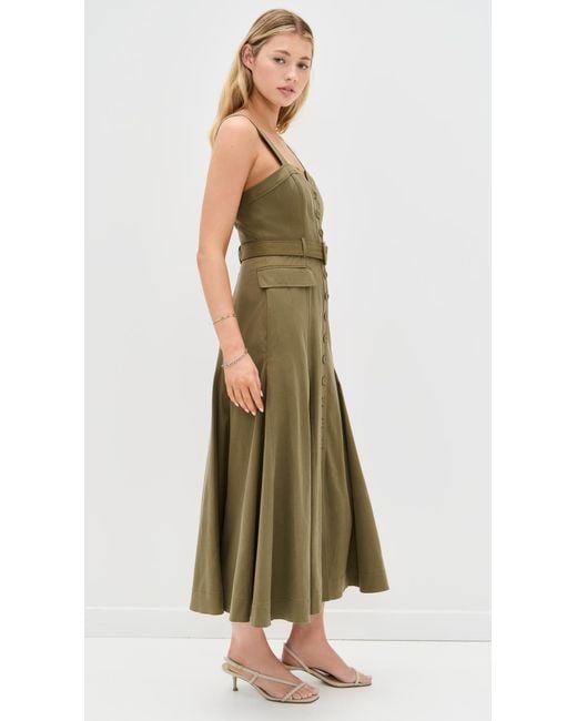 mineral green dress Peekaboo Mineral Wash Dress – KBdollhouse main image 0