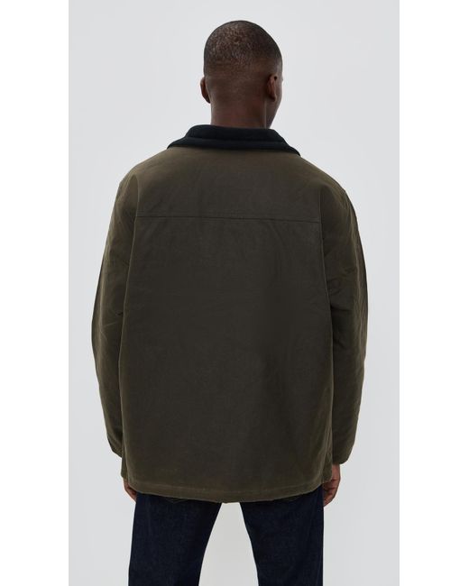 Filson Black Tin Cloth Primaloft Jacket for men