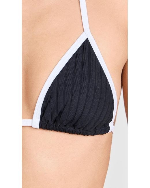 Solid & Striped Black The Iris Bikini Top