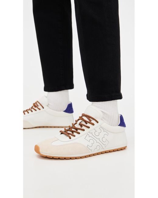 Tory Burch White Tory Travel Sneakers
