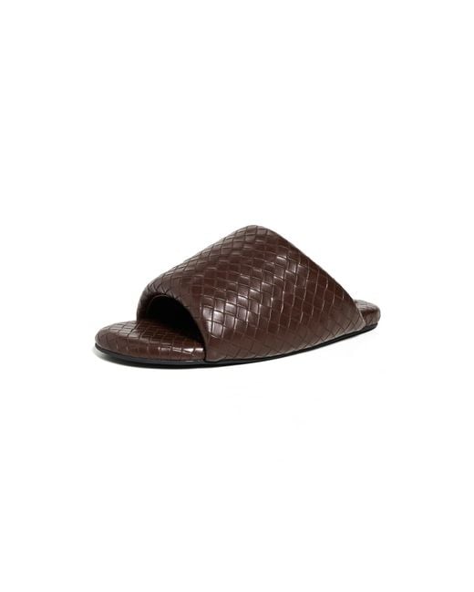 Simon Miller Woven Bubble Slides in Brown | Lyst