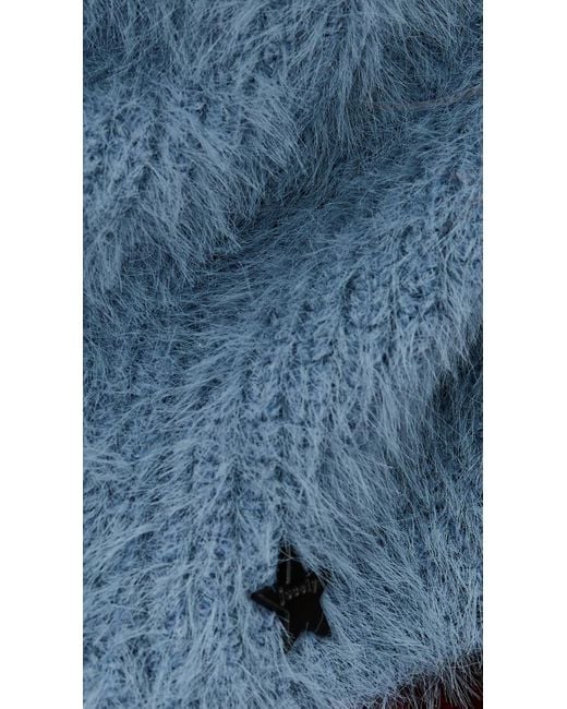 Jocelyn Blue Knit Balaclava