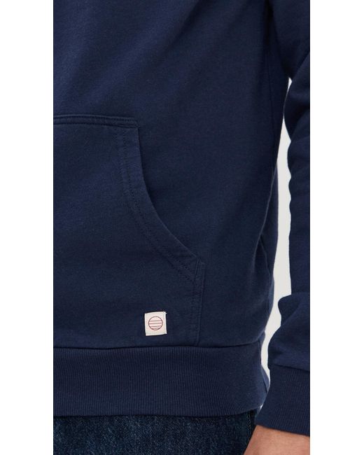 Marine Layer Blue Sunset Pullover Hoodie for men