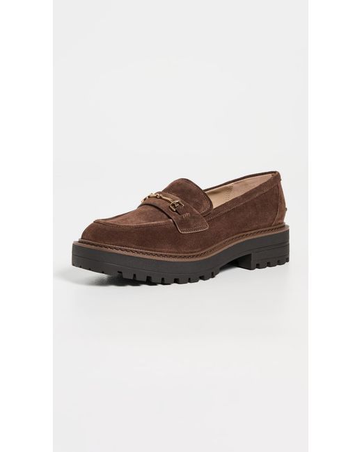 Sam Edelman Brown Lea Platform Loafers