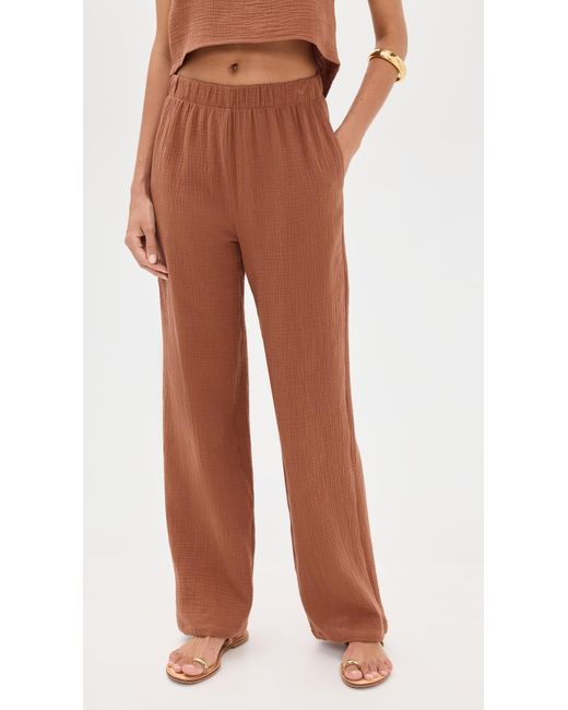 Le Bos Orange Odette Pants