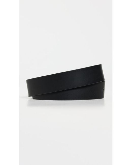 Rag & Bone Black Rounded Rebound Belt