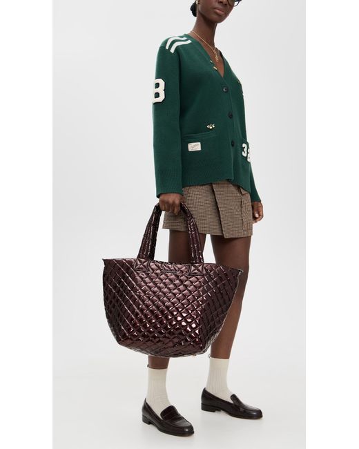 MZ Wallace Black Deluxe Medium Metro Tote