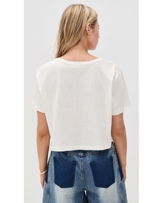 LoveShackFancy White Nyssa Tee
