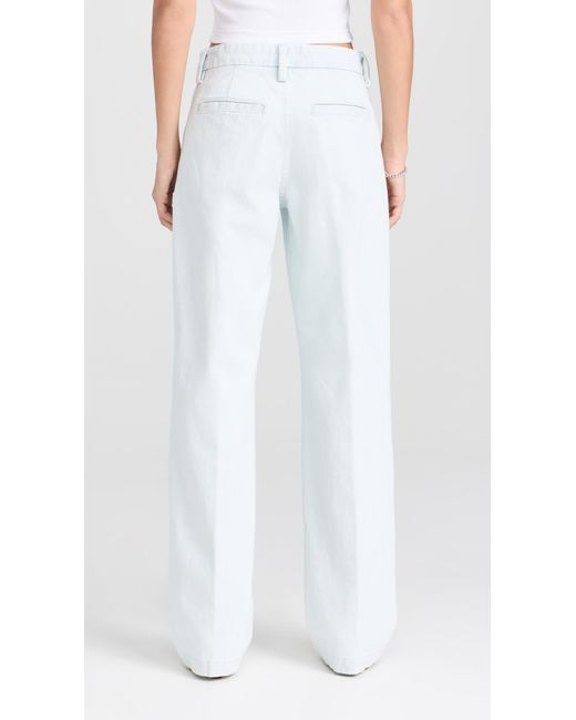 FAVORITE DAUGHTER White The Taylor Low Rise Trousers
