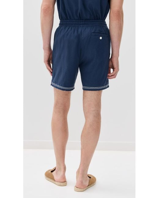 Rails Blue Hudson Shorts 6 for men