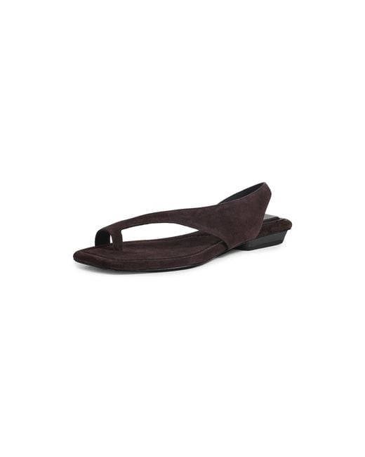 Rag & Bone Black Liv Flat Sandals