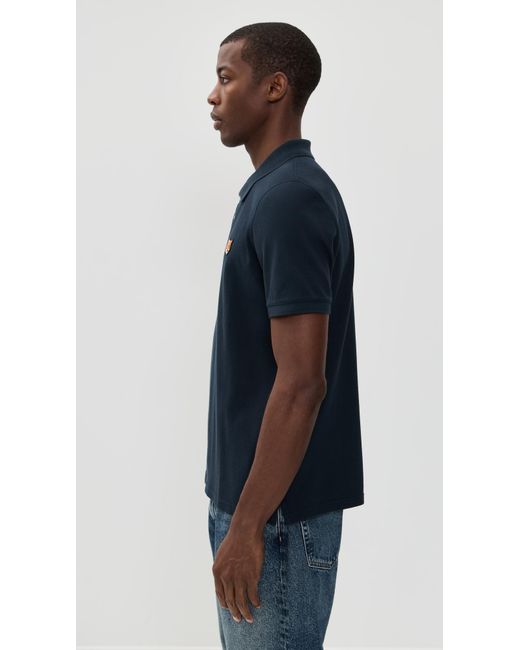 Maison Kitsuné Blue Fox Head Patch Regular Polo for men