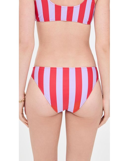 Solid & Striped Pink The Elle Bikini Bottoms