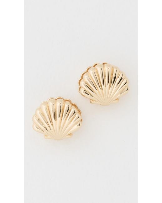 BaubleBar White Sandy Earrings
