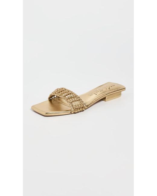 Cult Gaia Black Maya Sandals