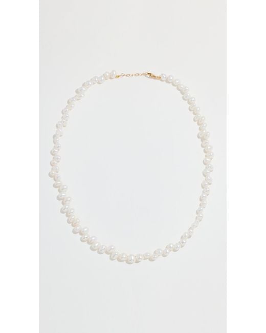 JIA JIA White 14k Mismatched Pearl Necklace