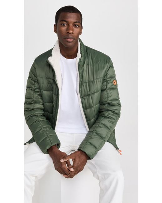 Save The Duck Green Colby Jacket for men
