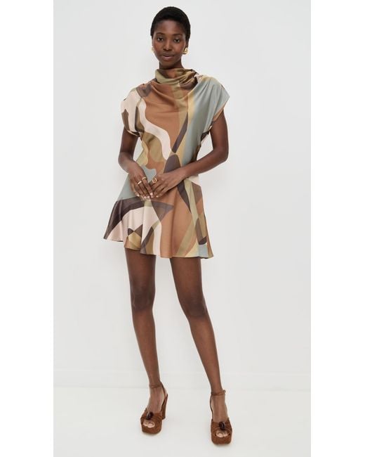 MISA Los Angles Multicolor Sandy Dress