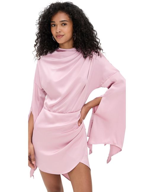 Andrea Iyamah Kari Mini Dress in Pink | Lyst Andrea Iyamah Kari Mini Dress in Pink | Lyst