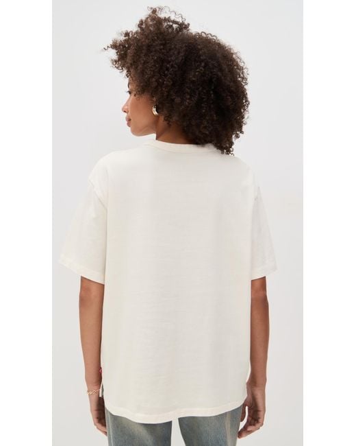 Levi's White Graphic Tabor Tee