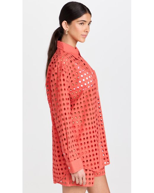Solid & Striped Red Oid & Triped The Oxford Tunic Ava